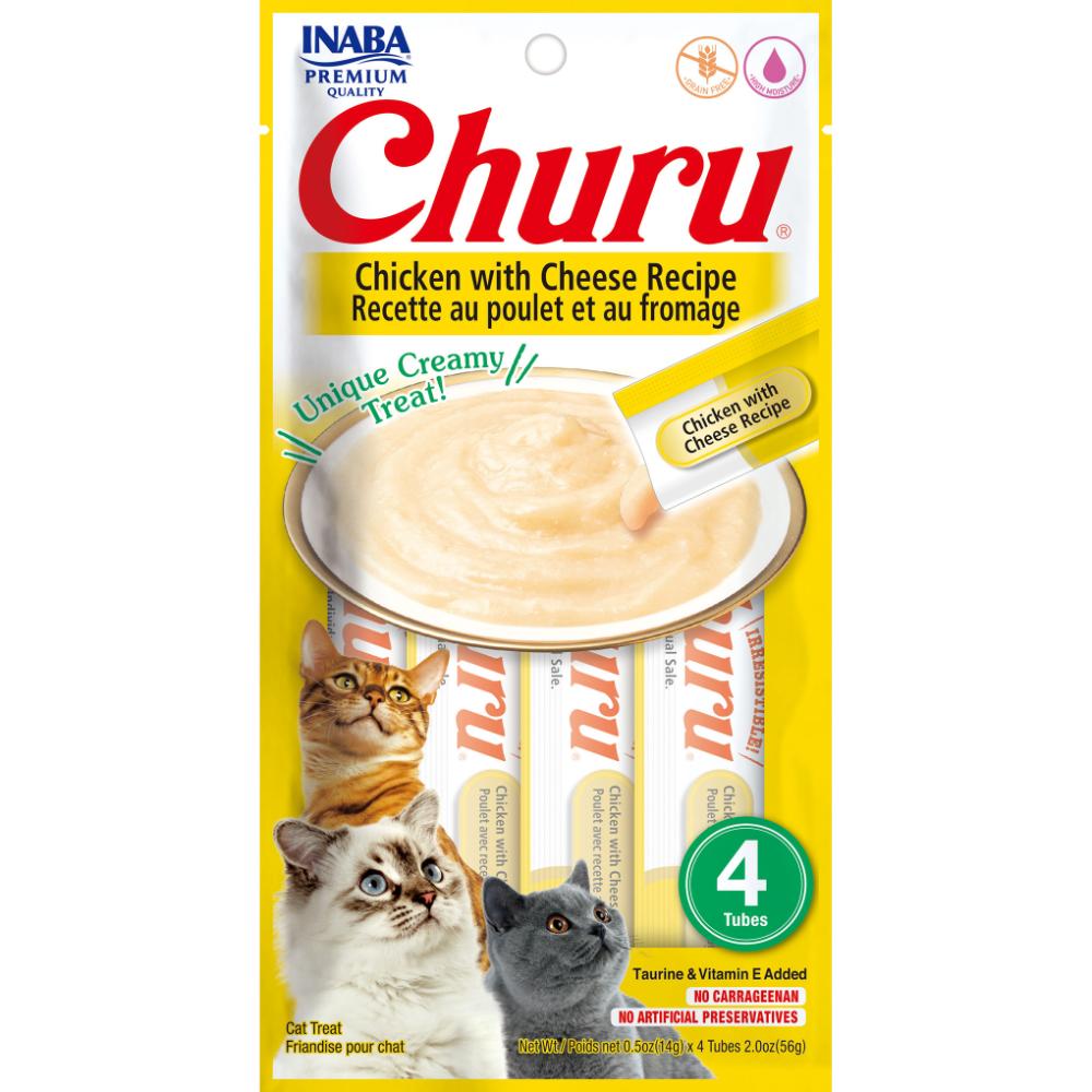 Inaba Cat Churu Puree Chicken with Cheese 56g 4pk