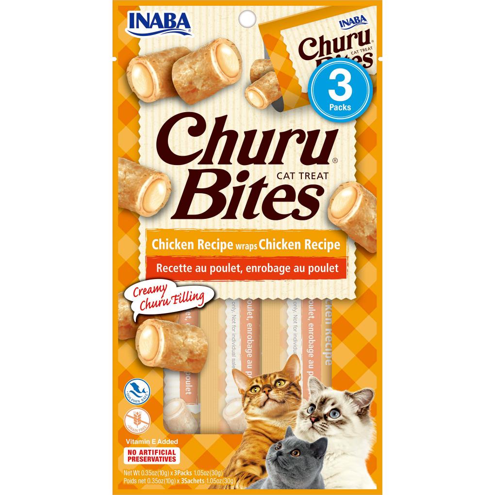 Inaba Cat Churu Bites Chicken Wraps 30g 3pk