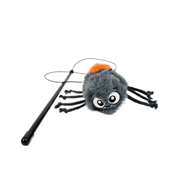 FuzzYard Halloween Cat Toy Arachnate Spider Wand