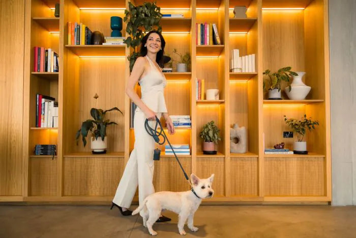 FuzzYard Life Atelier Dog Rope Lead - Slate Grey