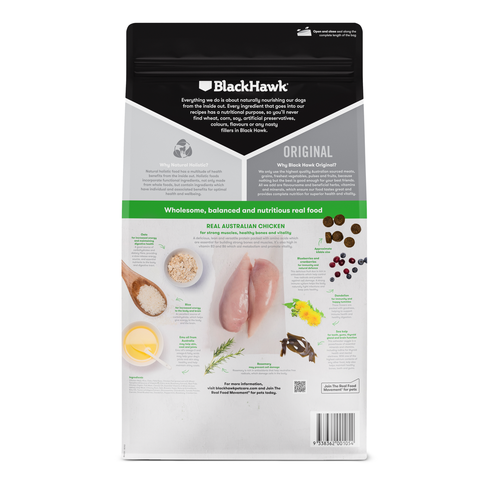 Black Hawk Adult Dog Original Chicken & Rice