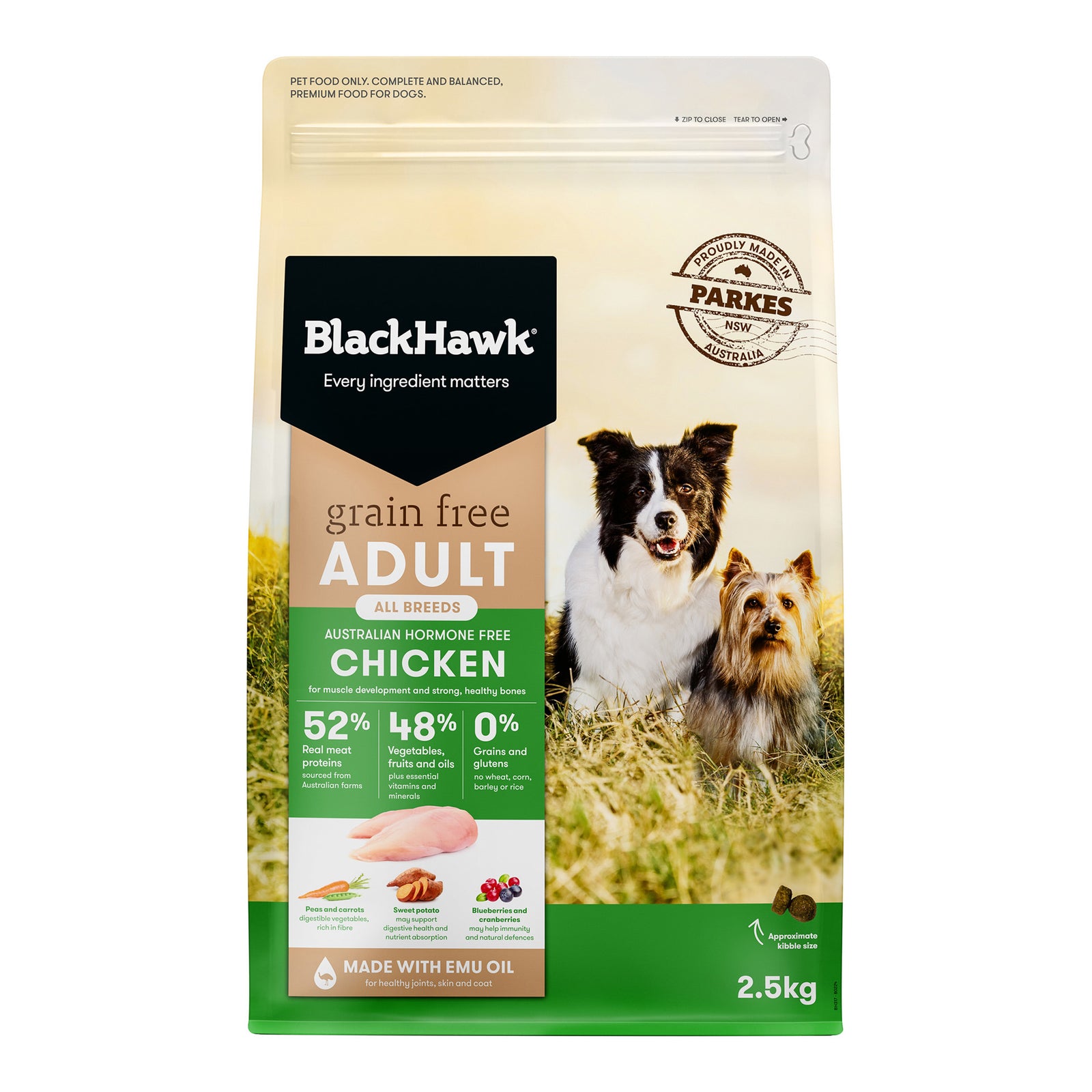 Black Hawk Grain Free Adult Dog Chicken