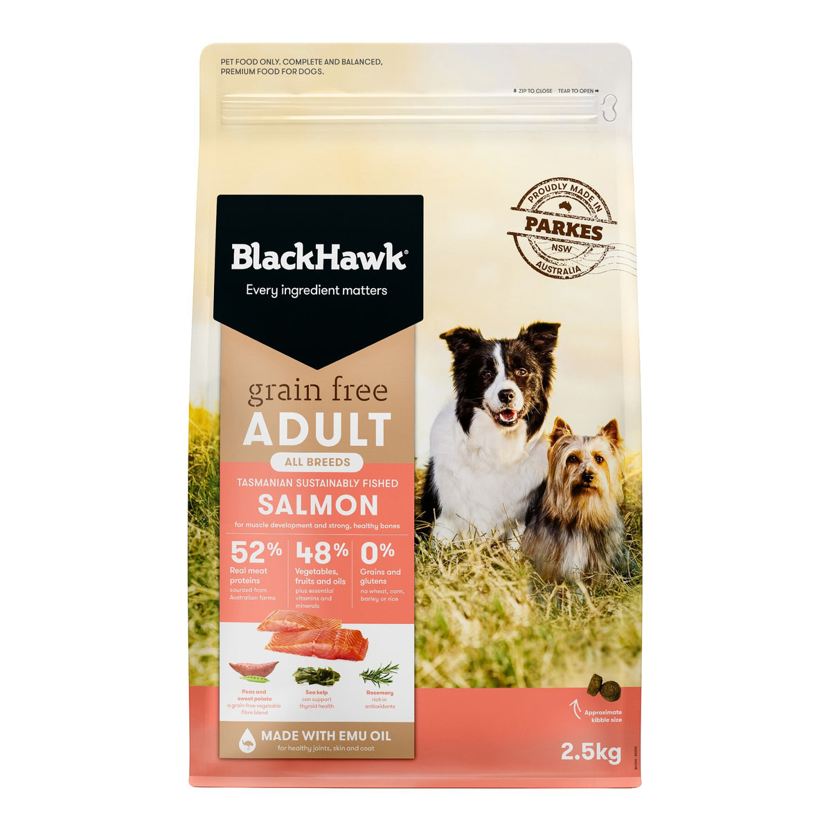Black Hawk Grain Free Adult Dog Salmon