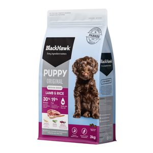 Black Hawk Puppy Medium Breed Lamb/Rice