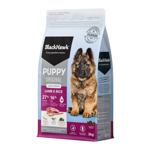 Black Hawk Puppy Large Breed Lamb/Rice