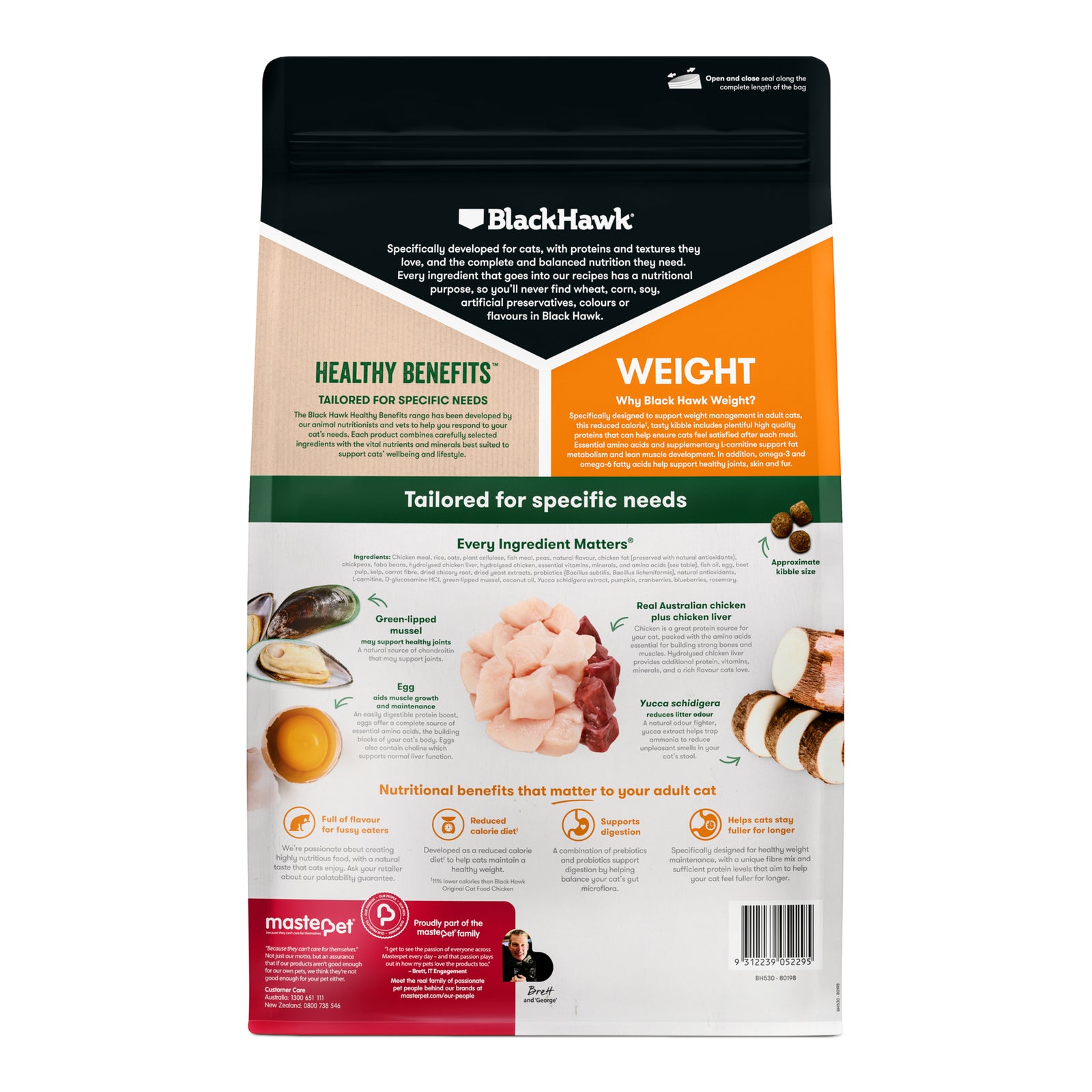 Black Hawk Adult Cat Weight Management