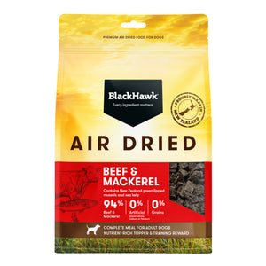 Black Hawk Air Dried Beef & Mackerel