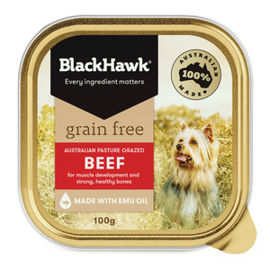 Black Hawk Grain Free Wet Dog Food Beef 100g