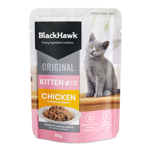 Black Hawk Kitten Chicken gravy 85gx12