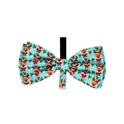 FuzzYard Christmas Bowtie - Blitzen Blizzard