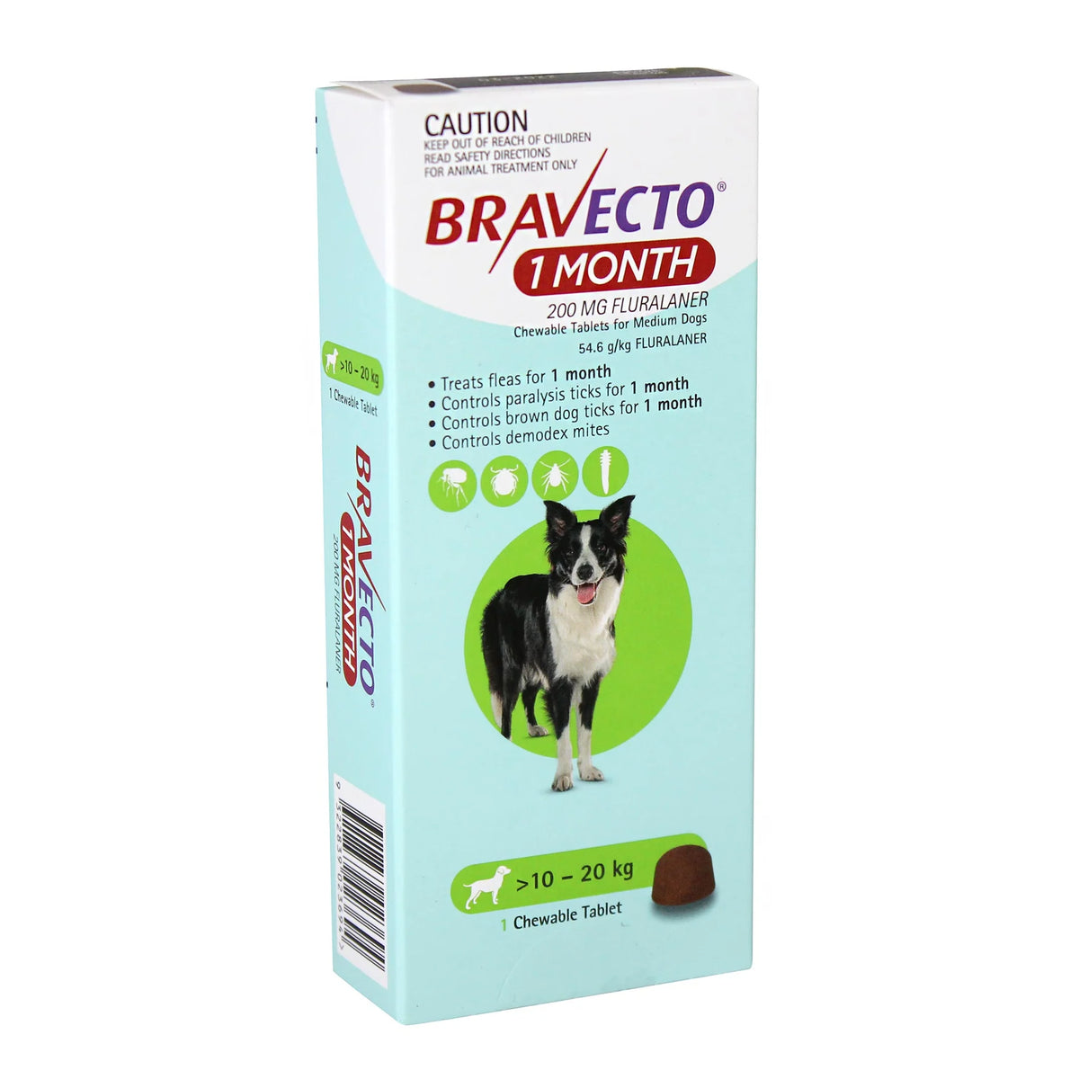 Bravecto Dog 1-Month 200mg