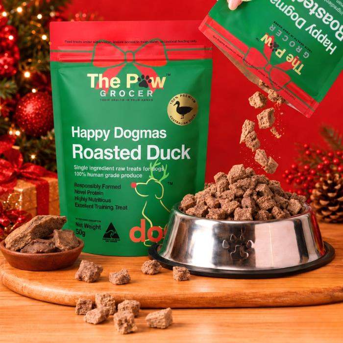 The Paw Grocer Christmas Duck Dog 50g