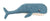 FuzzYard Life Toy - French Blue Whale