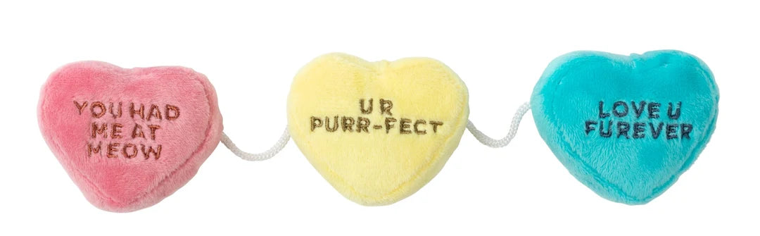 FuzzYard Cat Toy - Candy Hearts