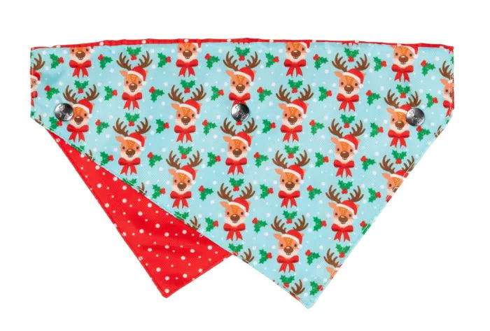 FuzzYard Christmas Bandana - Blitzen Blizzard