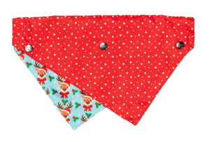 FuzzYard Christmas Bandana - Blitzen Blizzard