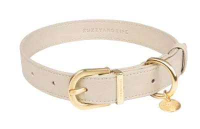 FuzzYard Life Atelier Dog Collar - Sandstone