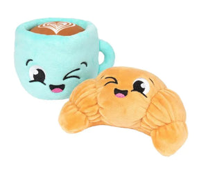 FuzzYard Croissant & Cappuccino 2pk - Dog Toy