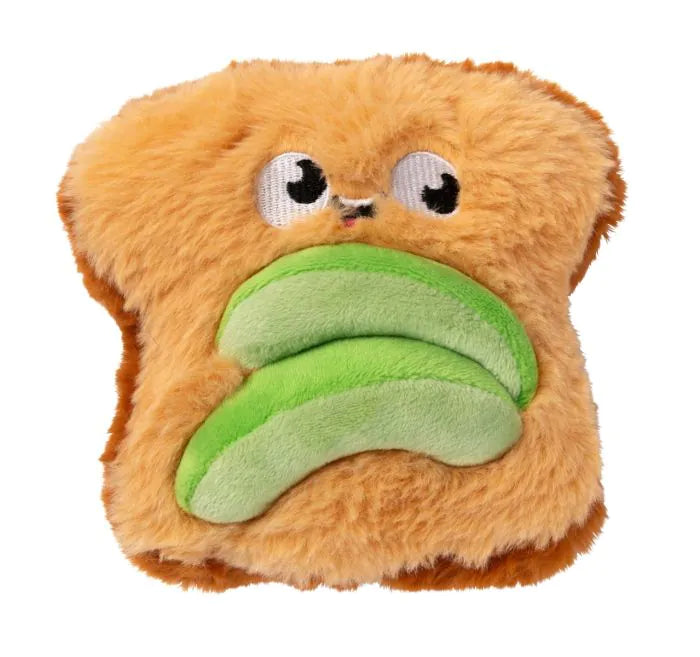 FuzzYard Avocado & Toast 2pk - Dog Toy