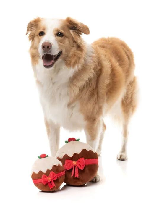 FuzzYard Christmas Dog Toy - Merry Puddin