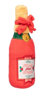FuzzYard Christmas Dog Toy - Merry & Bright Chompagne