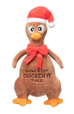 FuzzYard Christmas Dog Toy - Chicken It Twice Cooked