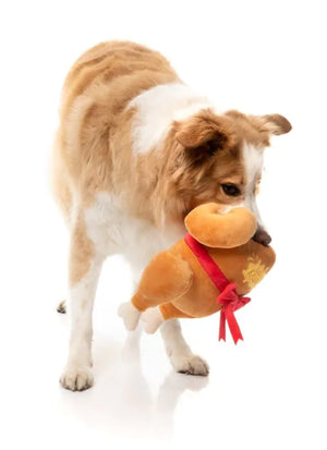 FuzzYard Christmas Dog Toy - Let's Get Basted