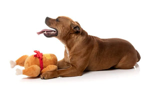 FuzzYard Christmas Dog Toy - Let's Get Basted