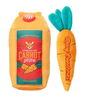 FuzzYard Christmas Dog Toy - Reindeer Carrot Juice & Carrot