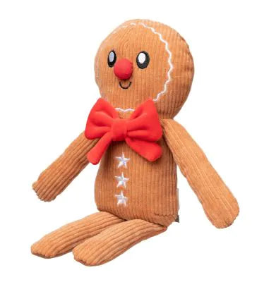 FuzzYard Life Christmas Dog Toy - Gingerbread Man