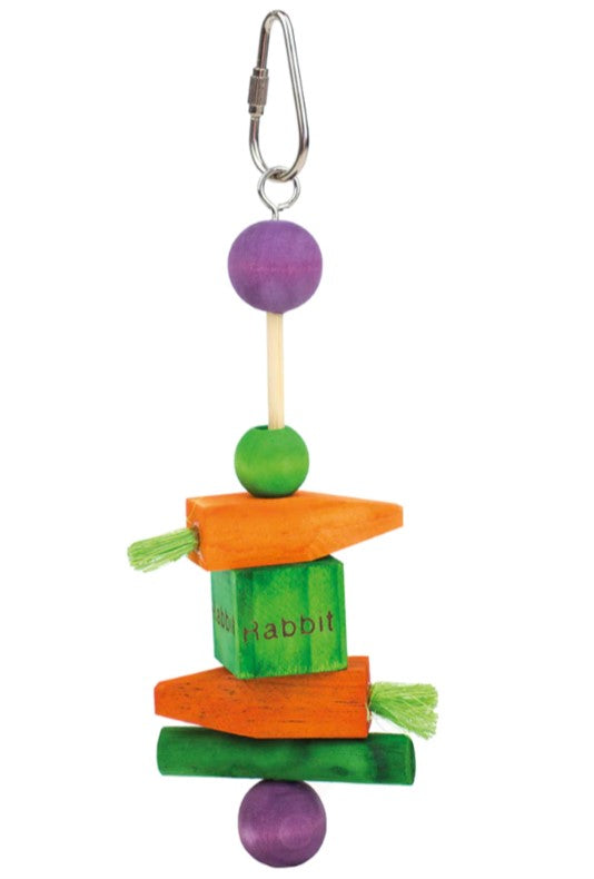 Pipsqueak Small Animal Wood Kabob Chew Toy - RSPCA VIC