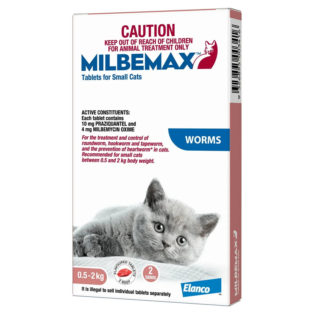 Milbemax Small Cat 0.5-2kg