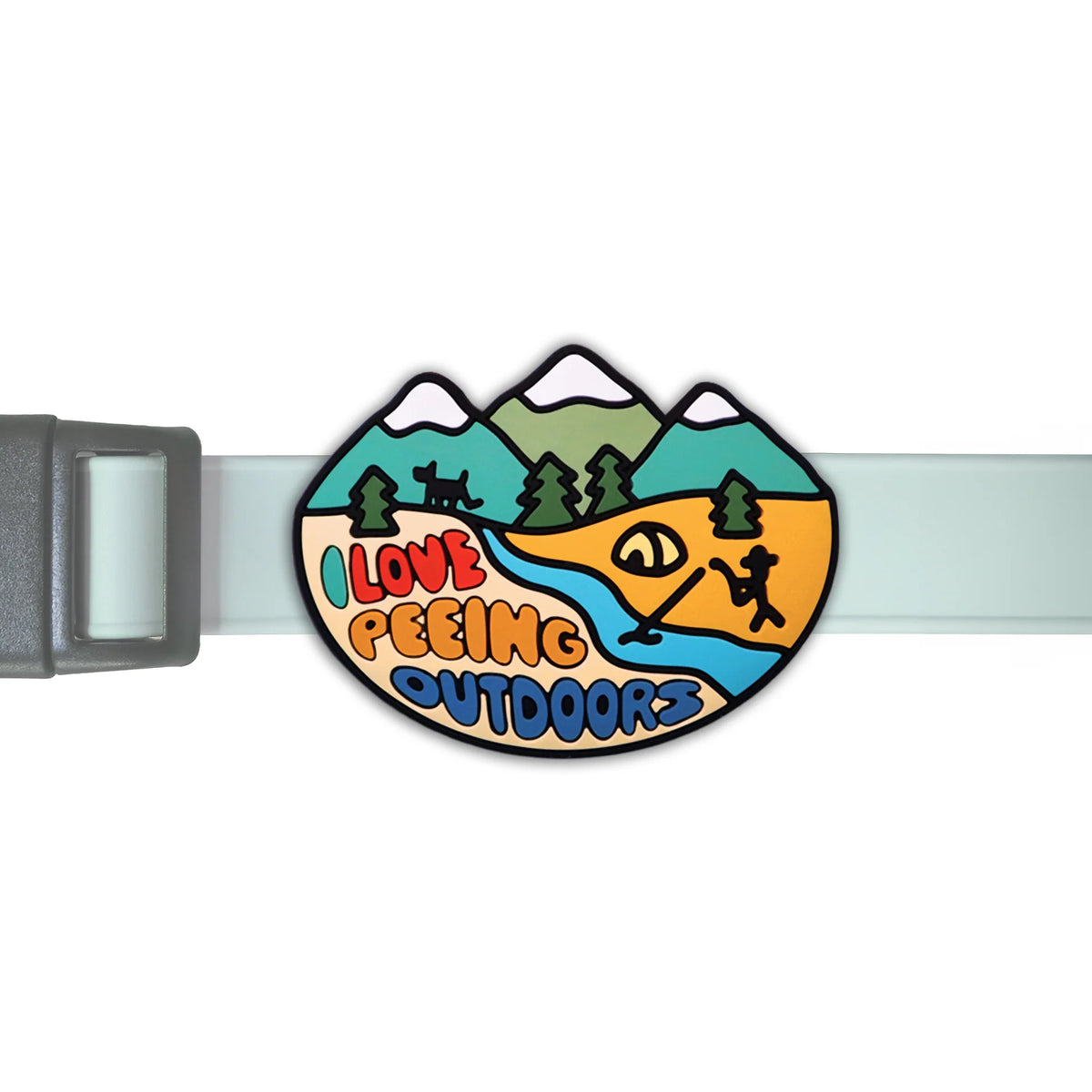 I Love Peeing Outdoors Jiby Dog Charm