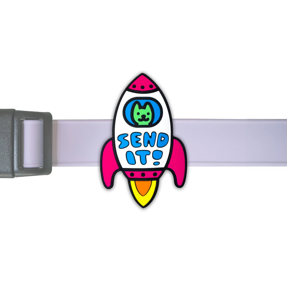 Rocket Jiby Dog Charm