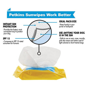 Petkin Doggy Sunwipes 20pk