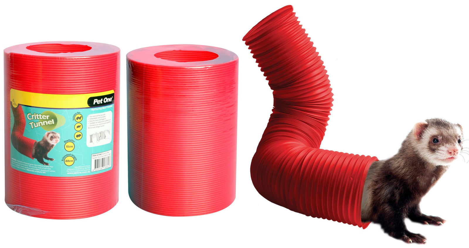 PO Critter Tunnel Red - RSPCA VIC