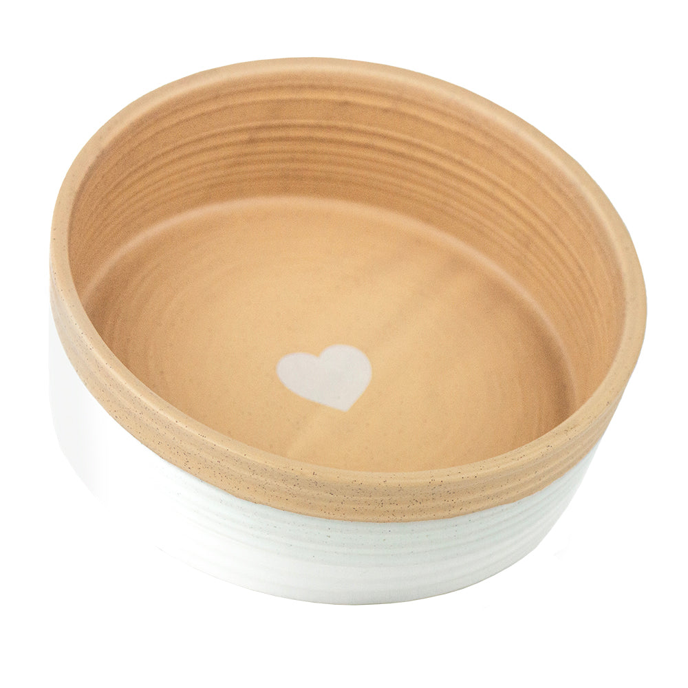 Barkley & Bella Ceramic Dog Bowl Heart - RSPCA VIC