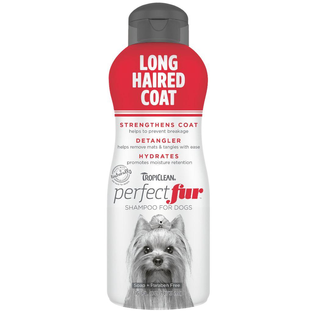 Tropiclean Perfect Fur Long Haired Coat Shampoo 473ml - RSPCA VIC