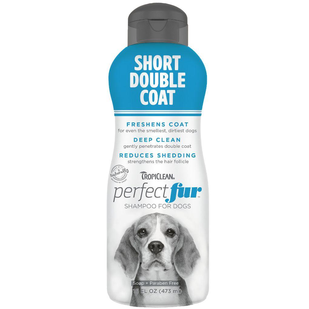 Tropiclean Perfect Fur Short Double Coat Shampoo 473ml - RSPCA VIC