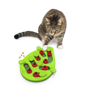 Nina Ottosson Cat Enrichment Puzzle & Play Buggin Out - Green - RSPCA VIC