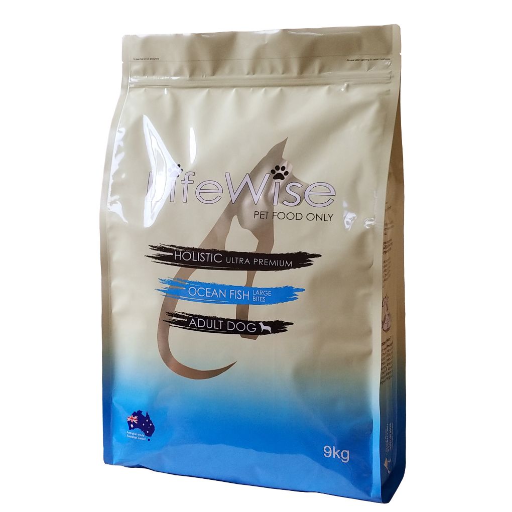 Lifewise Ocean Fish with Rice & Veg Adult Large Bites Dog Food - RSPCA VIC