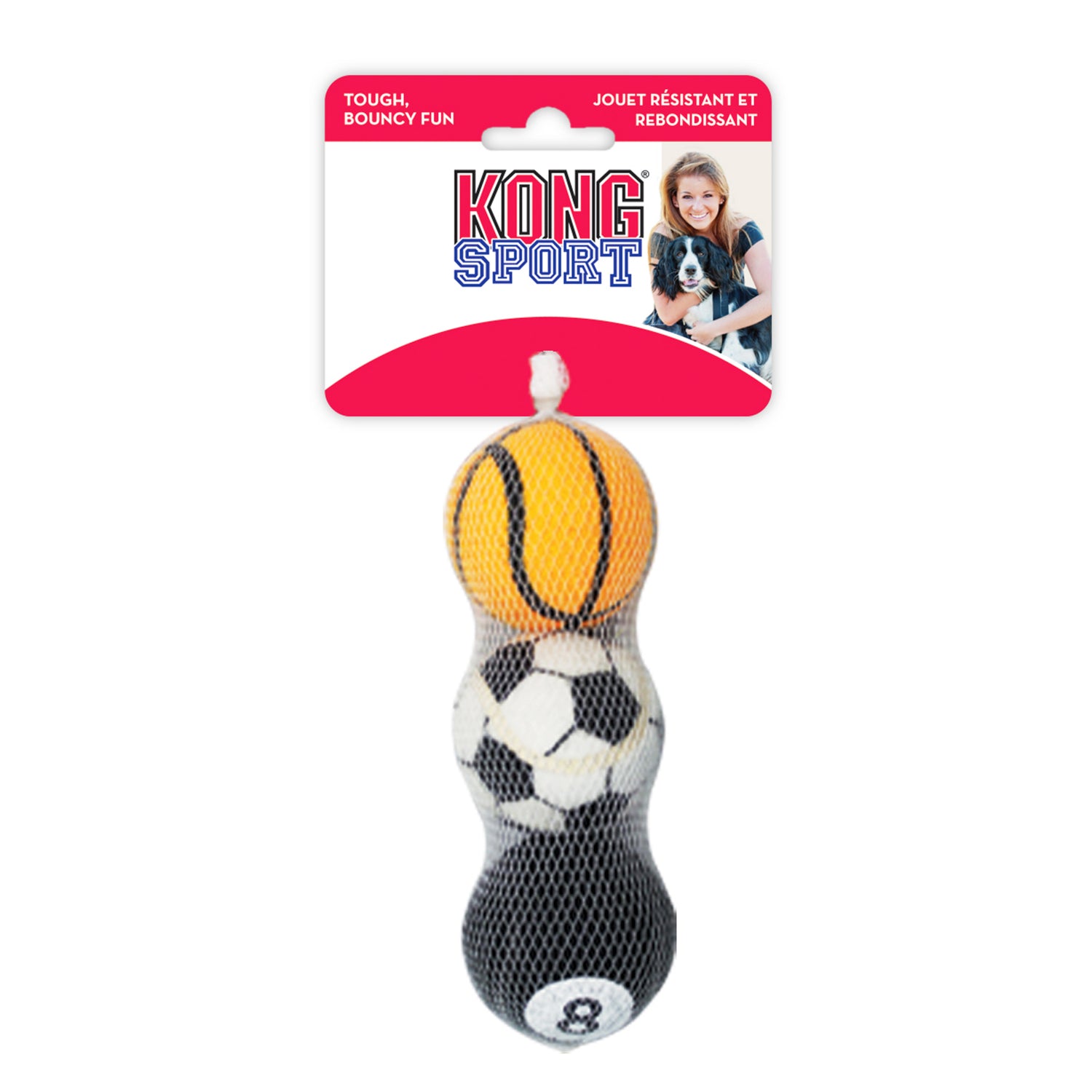 KONG Sports Balls Medium 3 Pack - RSPCA VIC