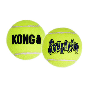 KONG Airdog SqueakAir Tennis Balls Large 2 Pack - RSPCA VIC