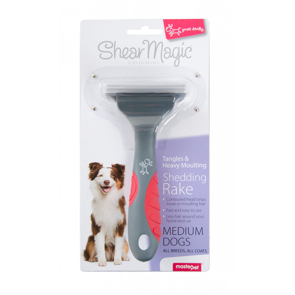 Shear Magic Shedding Rake Medium - RSPCA VIC