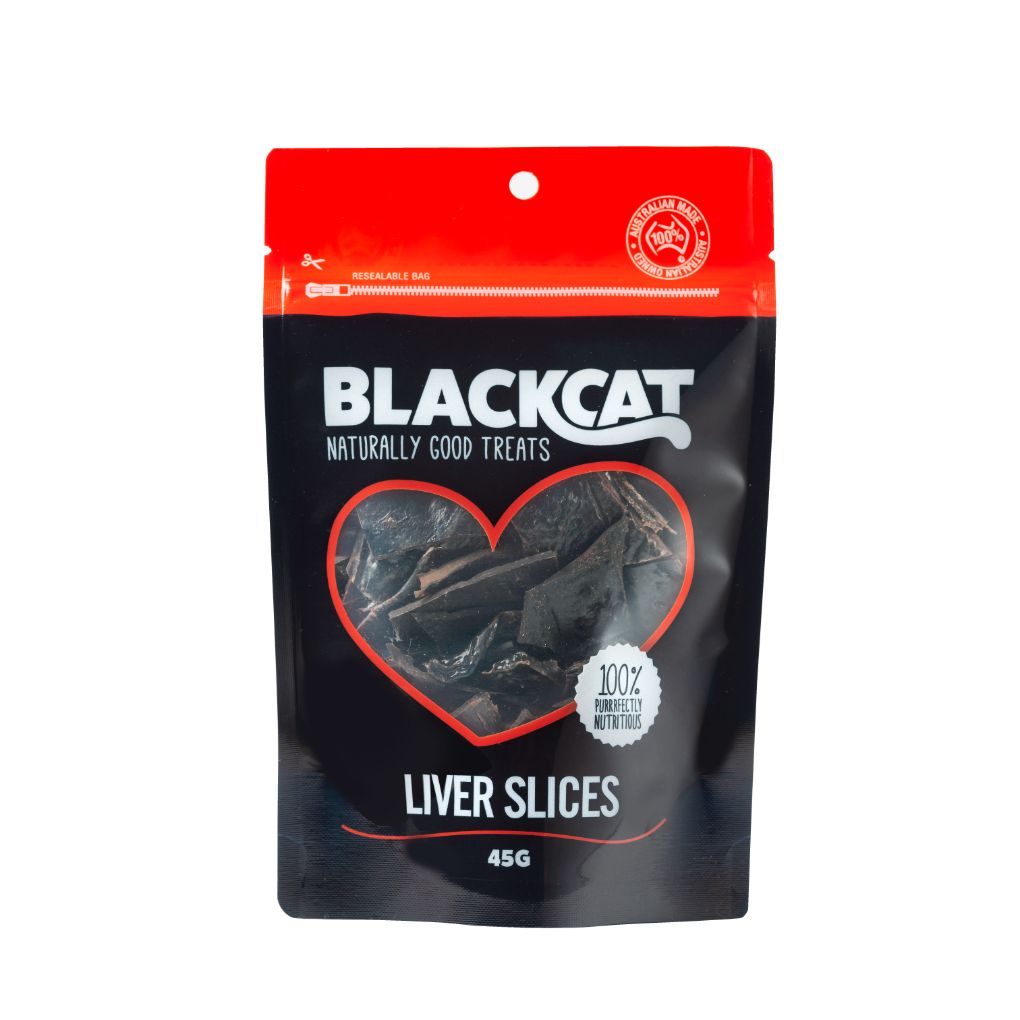BLACKCAT Beef Liver Slices Cat Treat - RSPCA VIC