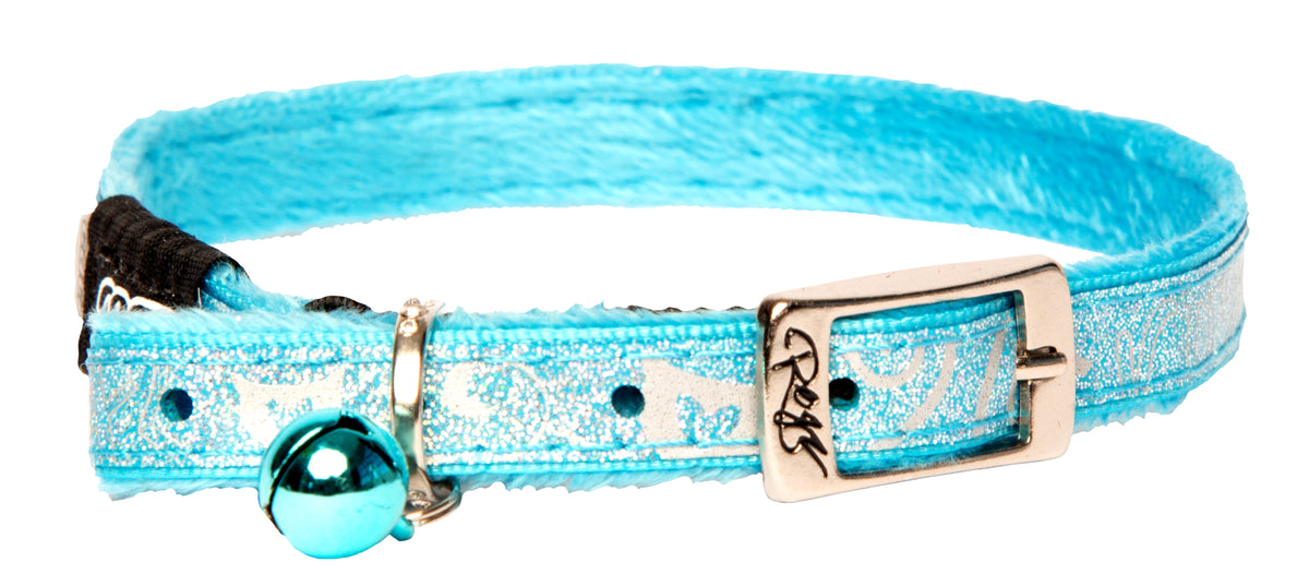 Rogz SparkleCat Collar Turquoise - RSPCA VIC