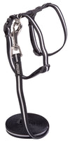 Rogz Alleycat Harness &amp; Lead Set Black - RSPCA VIC