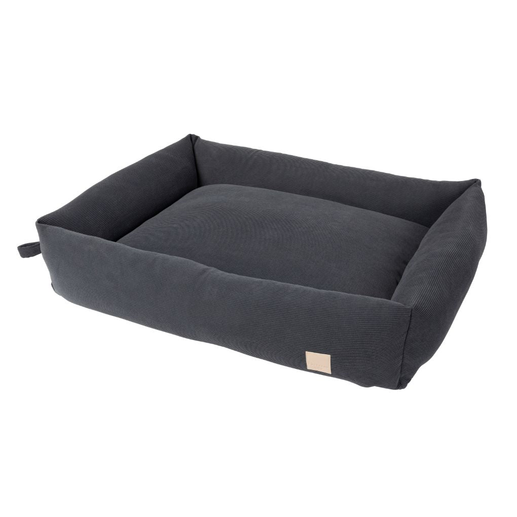 Fuzzyard Life Corduroy Dog Bed Slate Grey RSPCA VIC