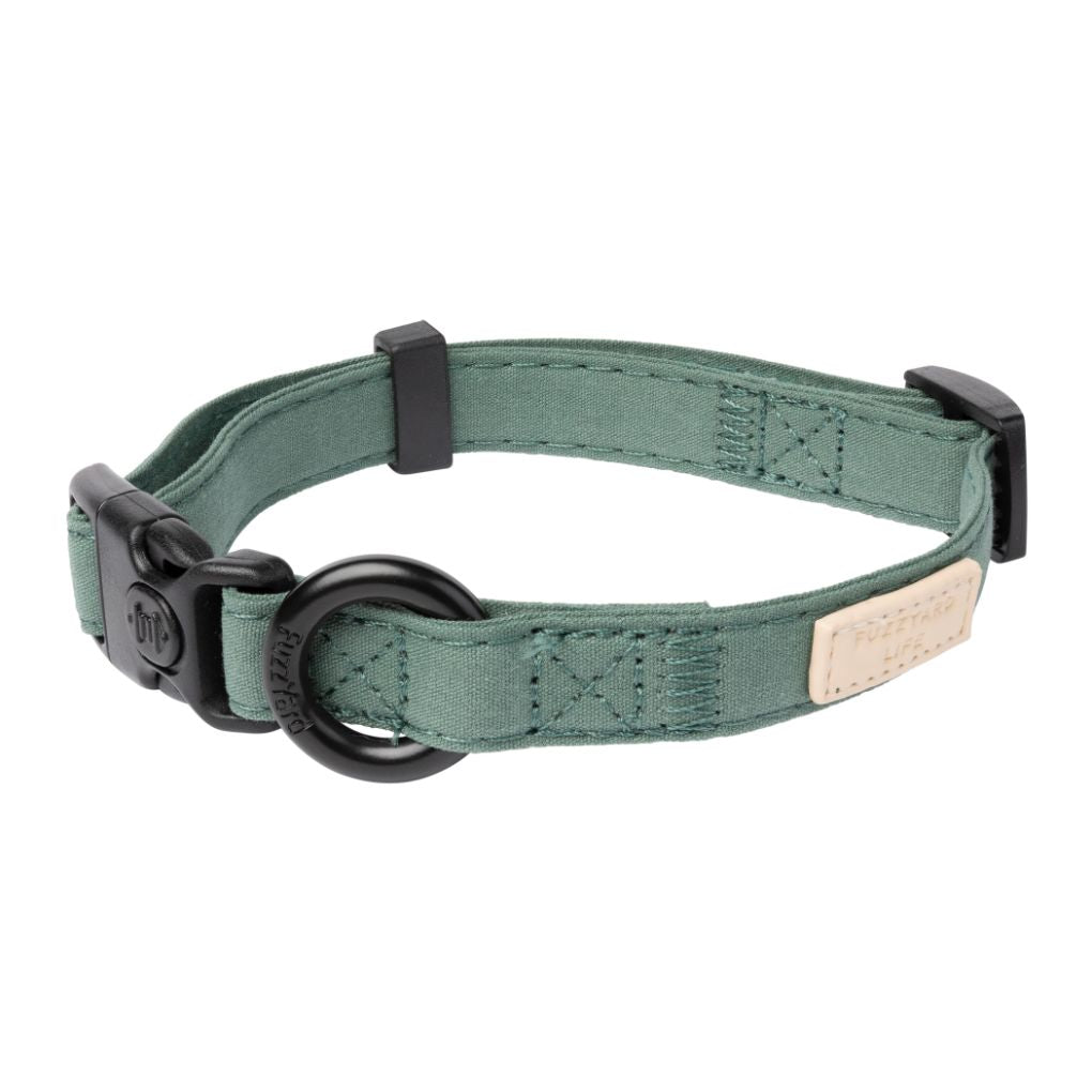 Fuzzyard Life Dog Collar Myrtle Green - RSPCA VIC