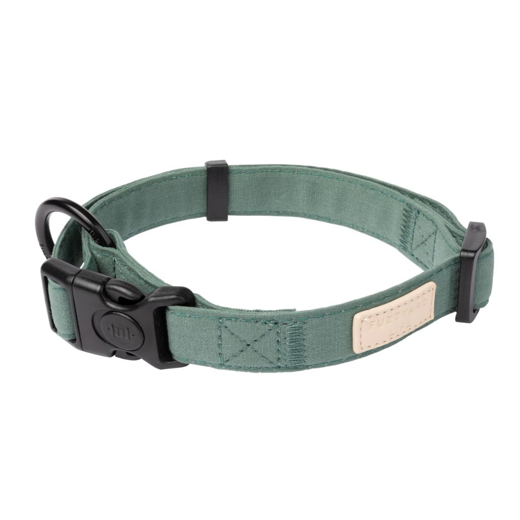 Fuzzyard Life Dog Collar Myrtle Green - RSPCA VIC